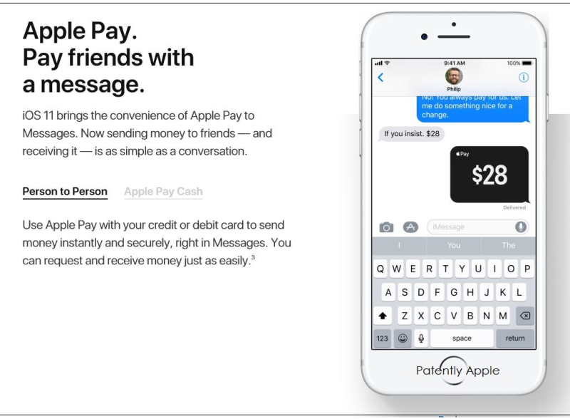 2AF X 999999 PATENT FULFILLED PEER TO PEER APPLE PAY CASH